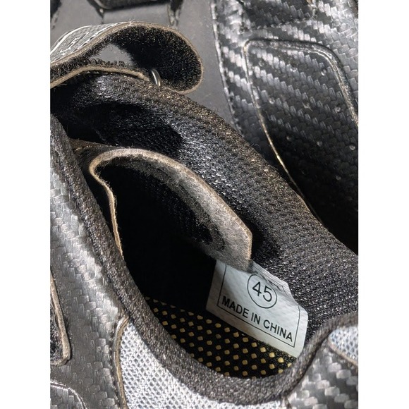 Gavin Cycling Shoes Black Grey Triple Strap Road Mountain Bike Mens Size 10 eu45 - Picture 4 of 11